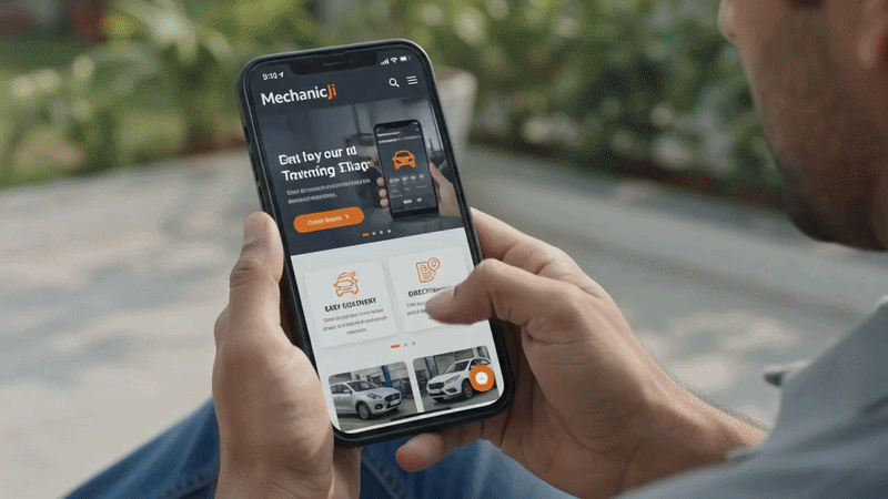 MechanicJi Mobile App in Action